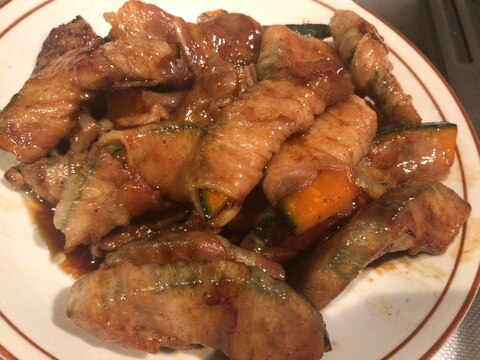 管理栄養士＊かぼちゃの肉巻き